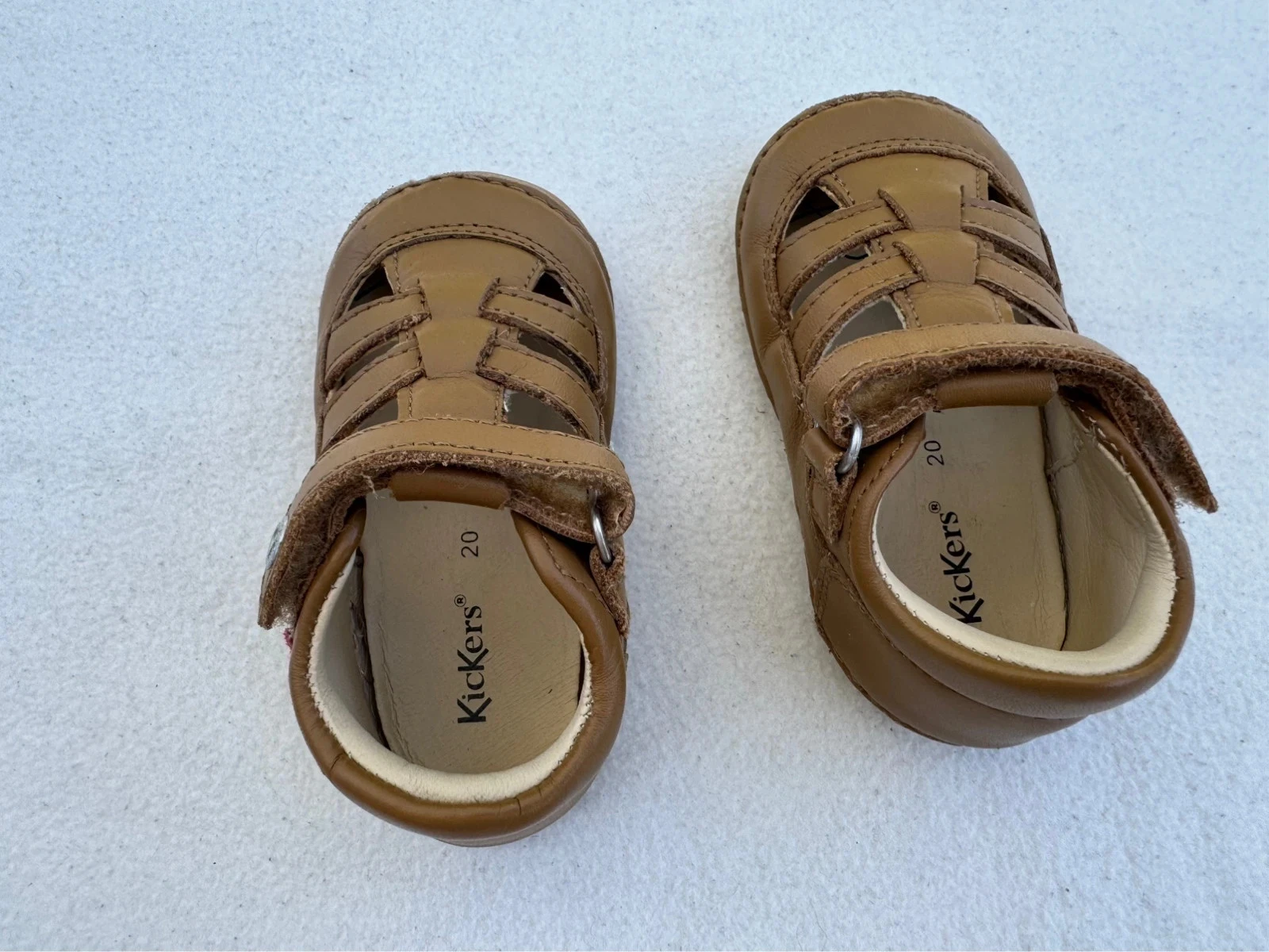 Sandalen Kickers camel leer T20 – Zeer goede staat – photo 4